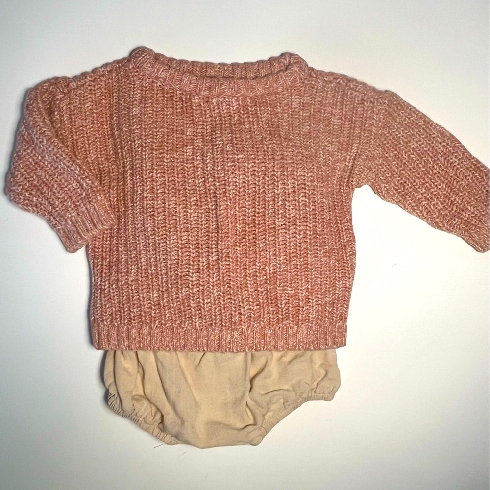 Old Navy Pink Crew Neck Sweater Soft Knit